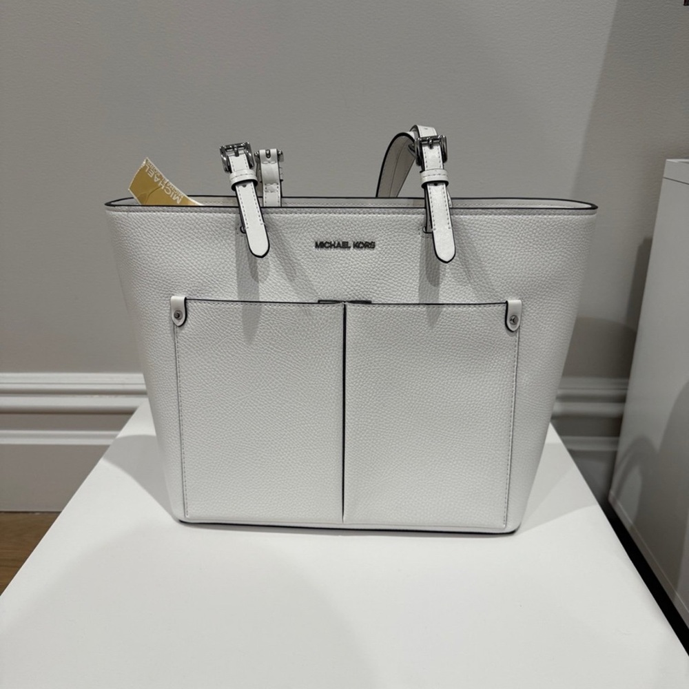 Michael Kors White Tote Bag